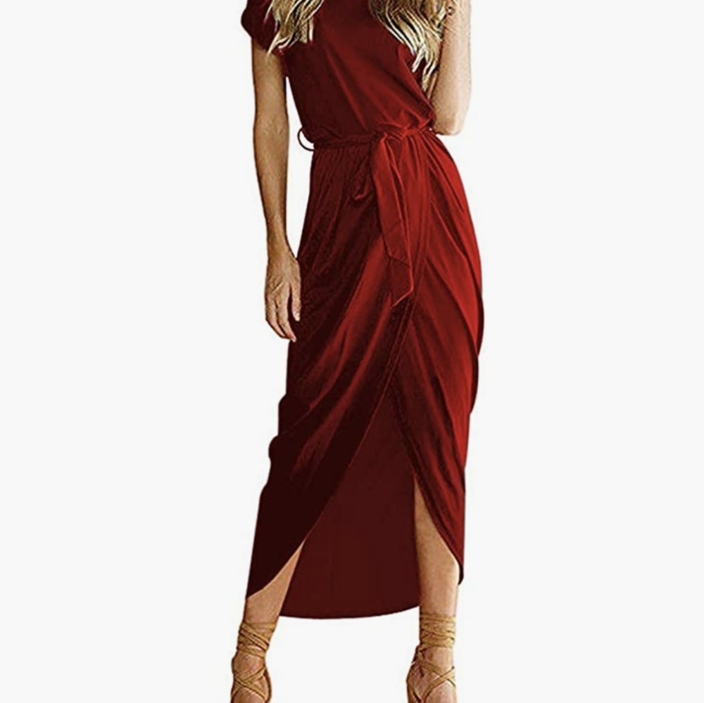 Elastic Waist Midi Dress NWT